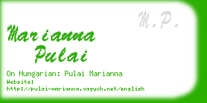 marianna pulai business card